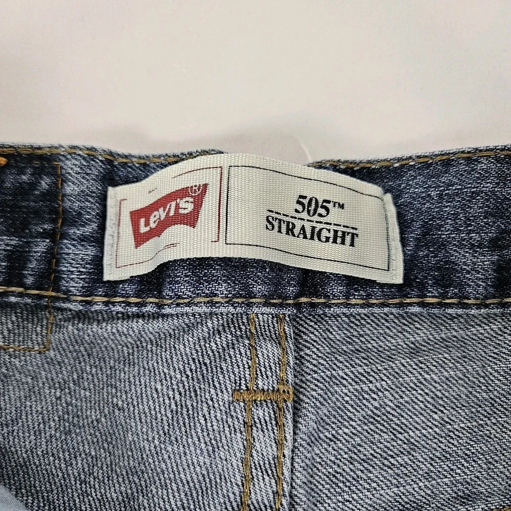 Levi's 505 Boys Jeans Size 10 Slim 23x25 Straight Leg